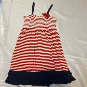 Oshkosh girls size 7, Summer red white and blue dress.